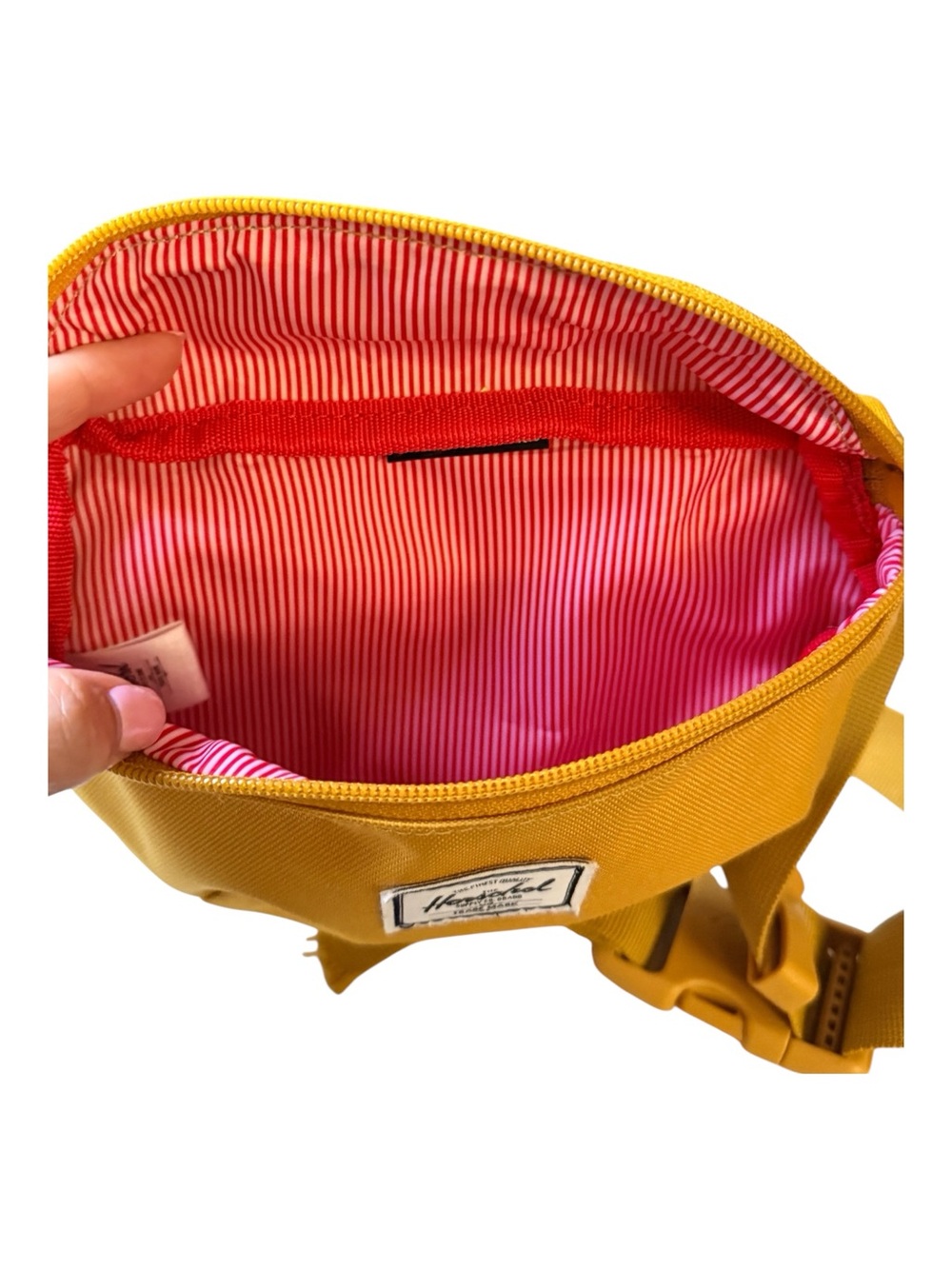 Herschel Supply Co Mustard Yellow Fanny Pack Belt Bag Hip Pack Crossbody - Picture 3 of 5